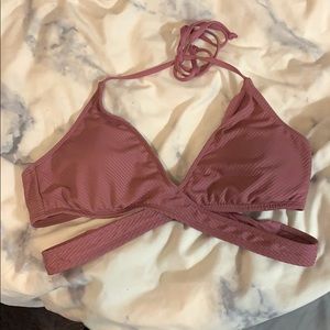 light maroon ish swim top!